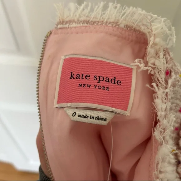 Kate Spade Flutter Sleeve Tweed Dress - Picture 7 of 14